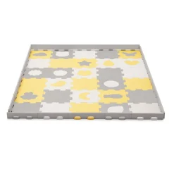 Kinderkraft                    Tapis d'éveil Luno Shapes    Jaune