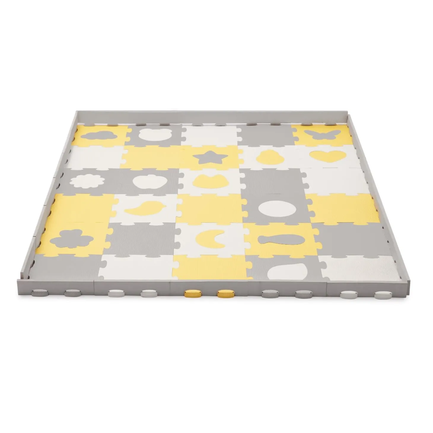Kinderkraft Tapis d'éveil Luno Shapes Jaune