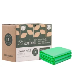 Korbell Pack de 3 recharges Classique Bleu 16 l