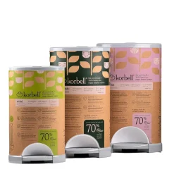 Korbell                    Poubelle Plus + 1 recharge    Blanc            26 l