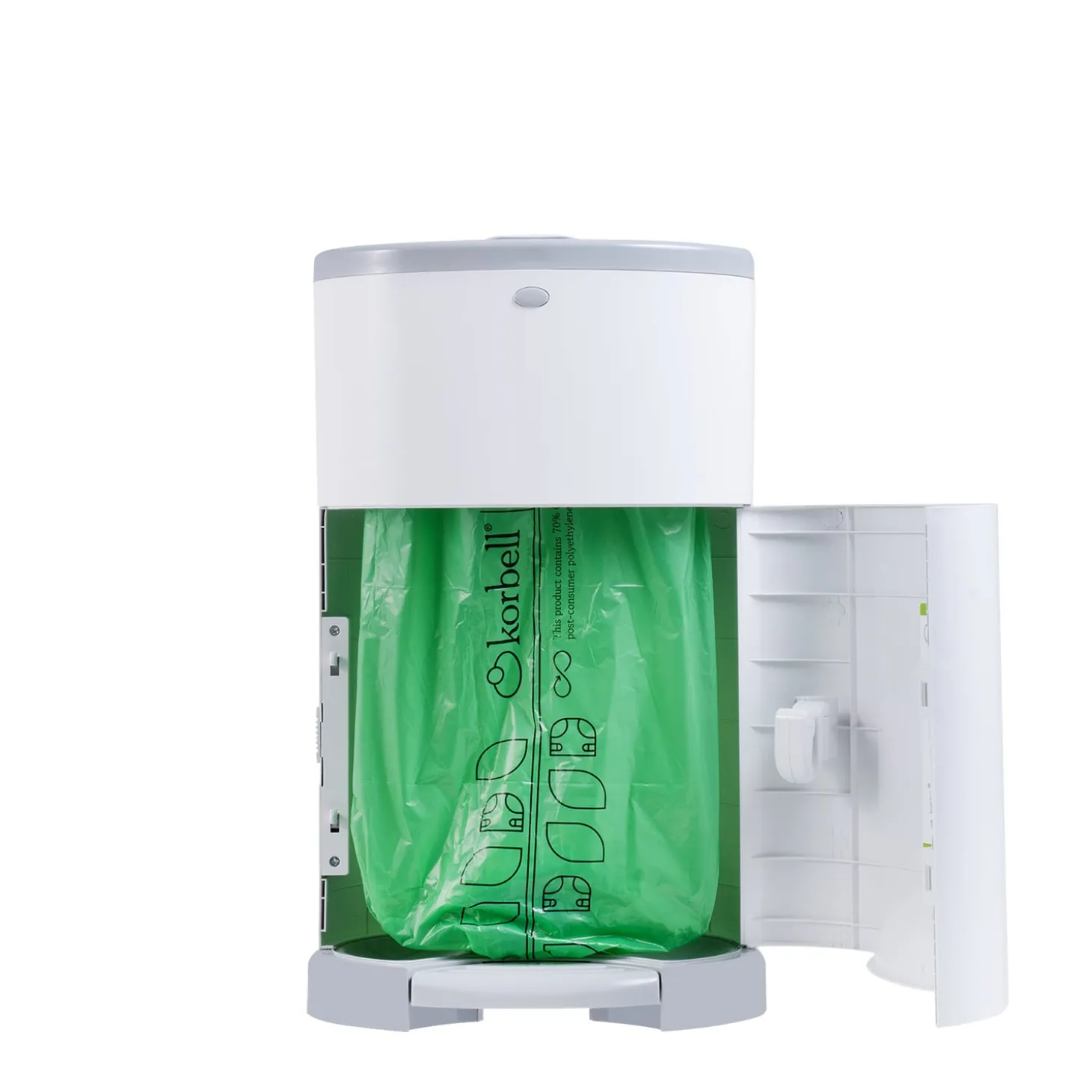 Korbell Poubelle Plus + 1 recharge Blanc 26 l