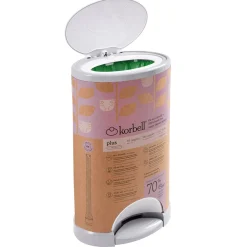 Korbell Poubelle Plus + 1 recharge Blanc 26 l