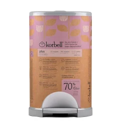 Korbell Poubelle Plus + 1 recharge Blanc 26 l