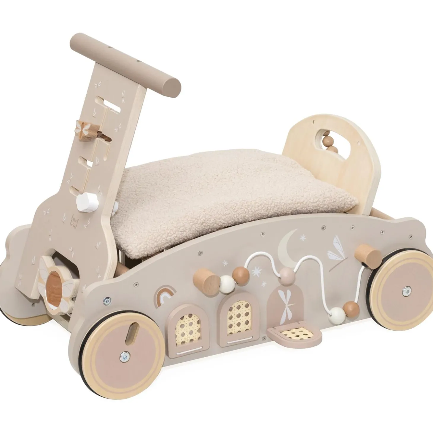 Label Label Porteur en bois 3en1 Nougat