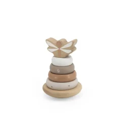 Label Label                    Pyramide à empiler en bois    Nougat