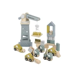 Label Label                    Site de construction en bois    multicolore