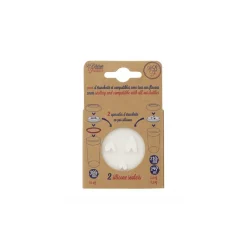 Le biberon Français                    2 opercules en silicone    Cœurs/Mylove