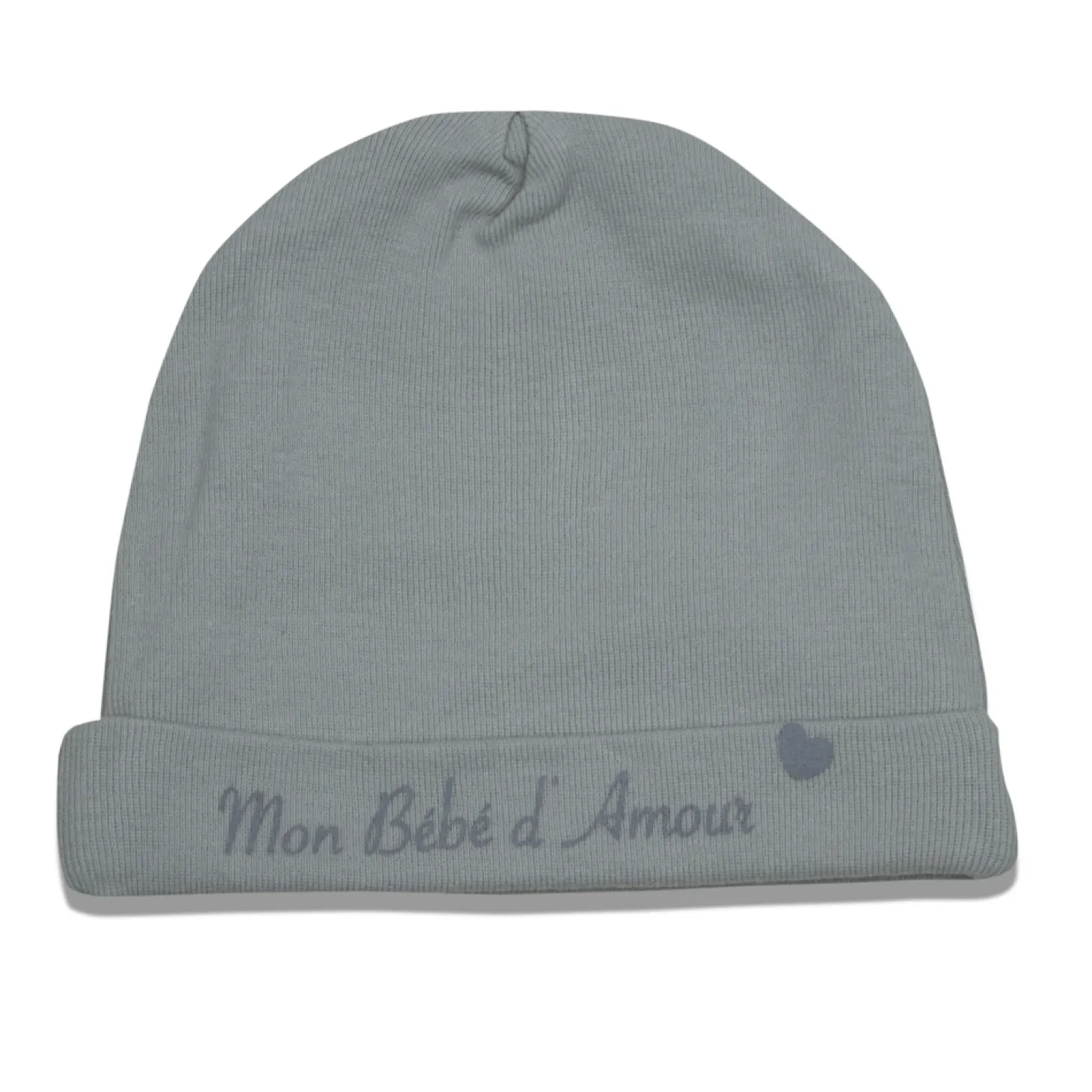 Les Chatounets Bonnet nouveau né Gris Naissance