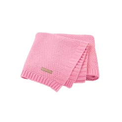 Les Chatounets                    Couverture tricot    Rose
