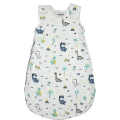 Les Chatounets                    Gigoteuse naissance mousseline    All Over Dino            72x72 cm
