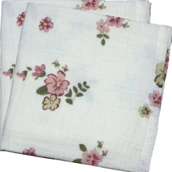 Les Chatounets                    Langes carrés mousseline    All Over Fleurs            72x72 cm