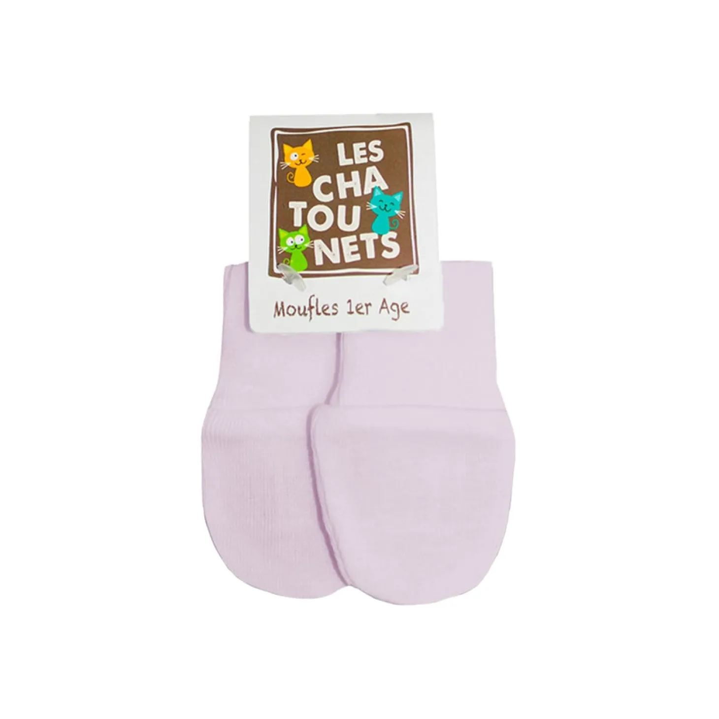 Les Chatounets Moufles Rose Naissance