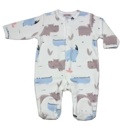 Les Chatounets                    Pyjama Hippo    Bleu            0 mois