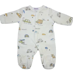 Les Chatounets                    Pyjama velours Véhicules    Multicolore