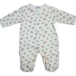 Les Chatounets                    Pyjama velours Pivoines    Multicolore