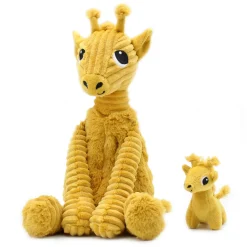 Les Déglingos                    Peluche avec bébé Ptipotos Girafe Maman/Bébé    Moutarde