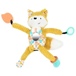 Les Déglingos                    Peluche d'activités Nomade Cyranos Le Renard    Moutarde