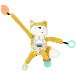 Les Déglingos                    Peluche d'activités Nomade Cyranos Le Renard    Moutarde