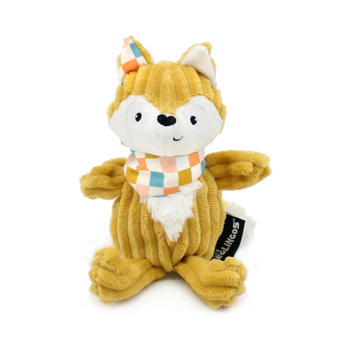 Les Déglingos Peluche Petit Simply Cyranos Le Renard Moutarde