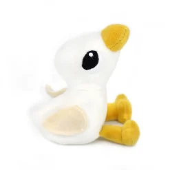 Les Déglingos Peluche Ptipotos Oie Maman/Bebe Blanc