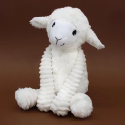Les Déglingos Peluche Ptipotos Mouton Maman/Bebe Blanc