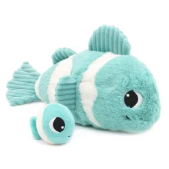 Les Déglingos                    Peluche Ptipotos Poisson Clown Maman/Bebe    Aqua