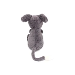 Les Déglingos Peluche Ptipotos Ane Maman/Bebe Gris