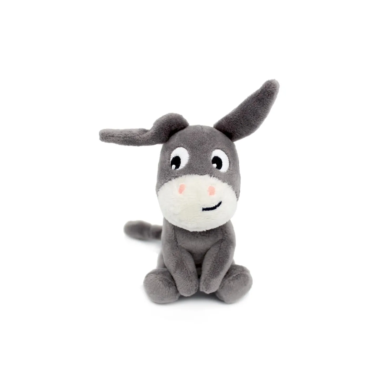 Les Déglingos Peluche Ptipotos Ane Maman/Bebe Gris