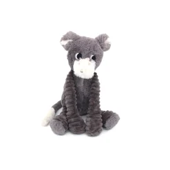 Les Déglingos Peluche Ptipotos Ane Maman/Bebe Gris