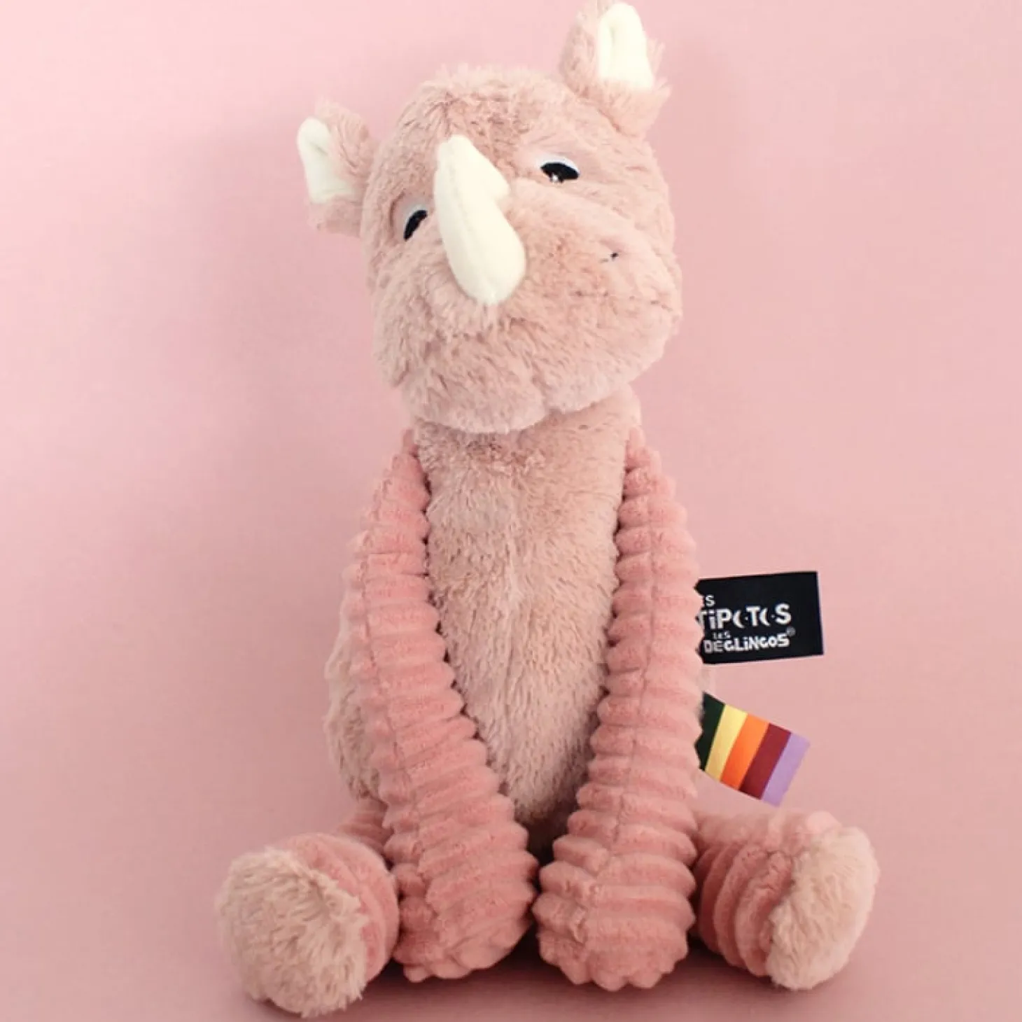Les Déglingos Peluche Rhino