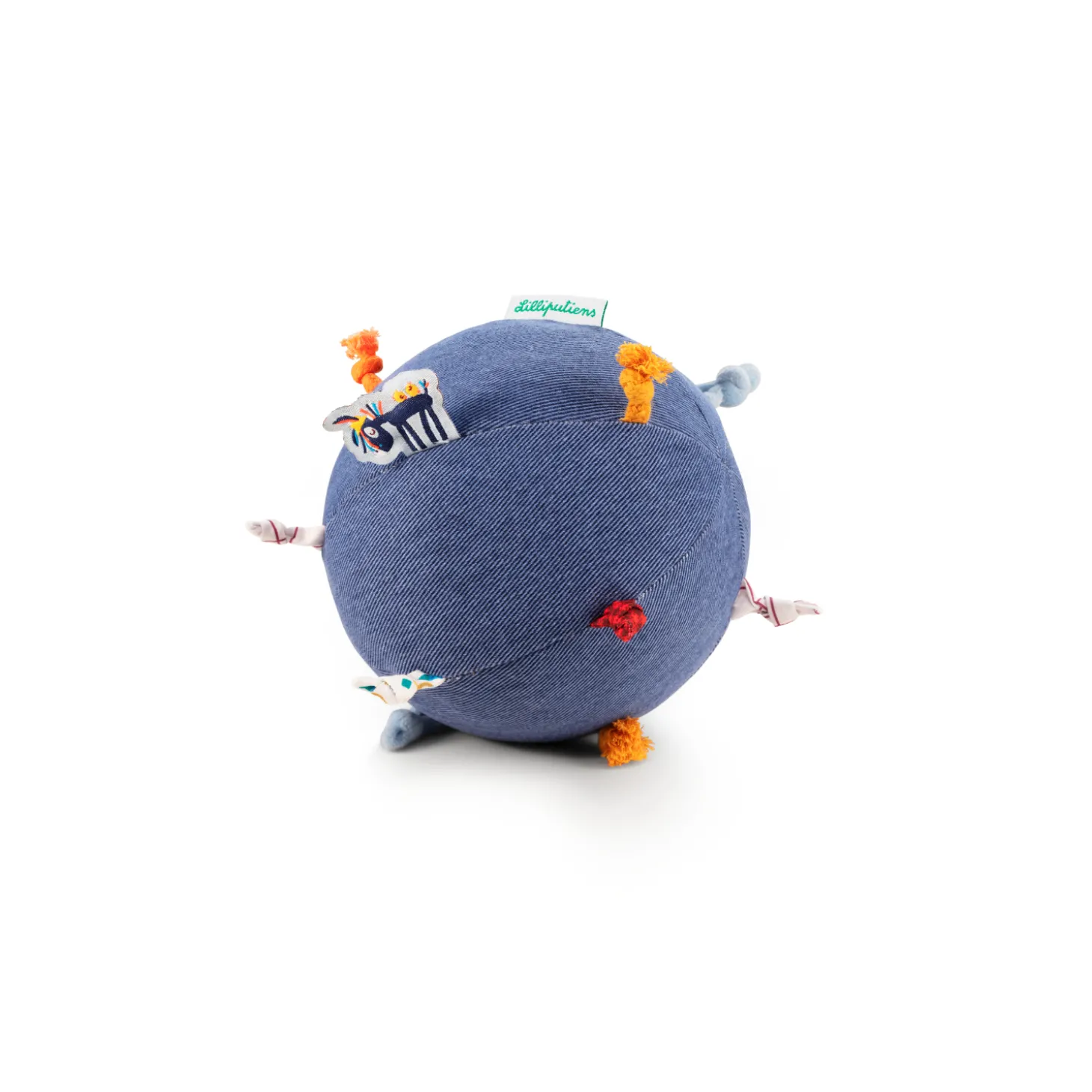 Lilliputiens Balle sensorielle Ignace Bleu