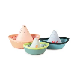 Lilliputiens                    3 bateaux de bain Jungle