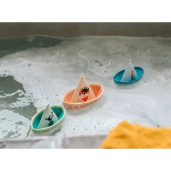 Lilliputiens                    3 bateaux de bain Jungle