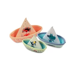 Lilliputiens                    3 bateaux de bain Jungle