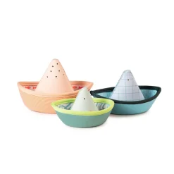 Lilliputiens                    3 bateaux de bain Jungle