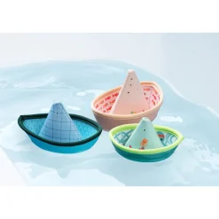 Lilliputiens                    3 bateaux de bain Jungle