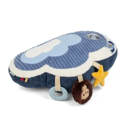 Lilliputiens                    Coussin d'activités Jules    Bleu