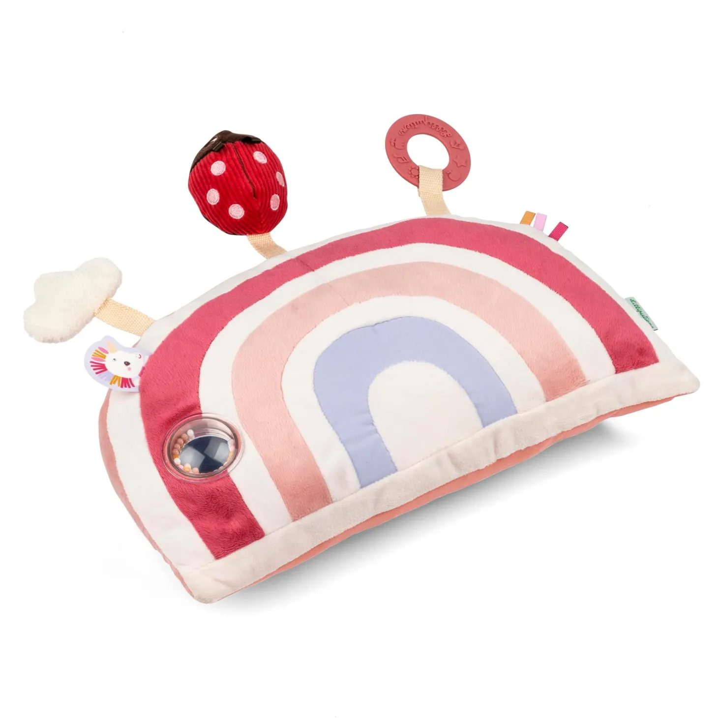 Lilliputiens Coussin d'activités Lena Rose