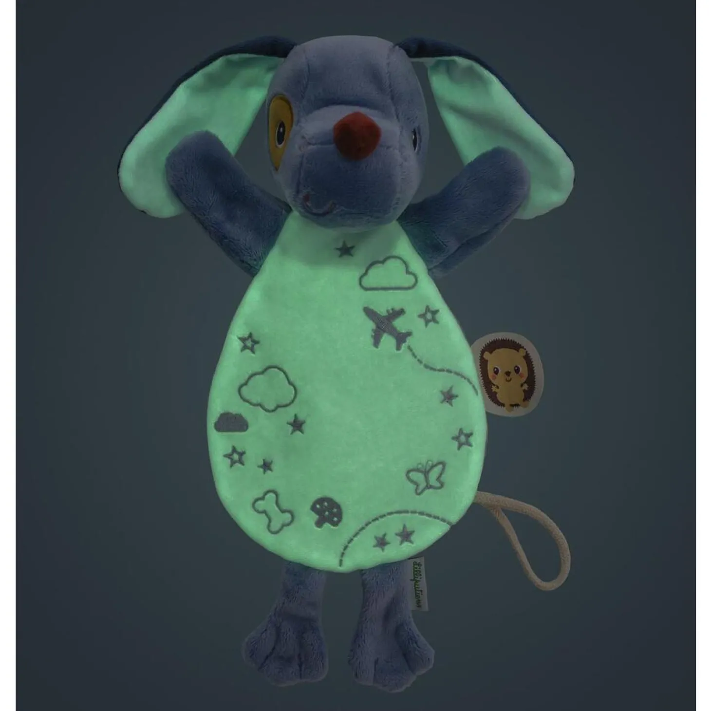 Lilliputiens Doudou Phosphorescent Jules Bleu