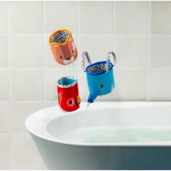 Lilliputiens Gobelets de Bain Jack 3 Multicolore 06 mois