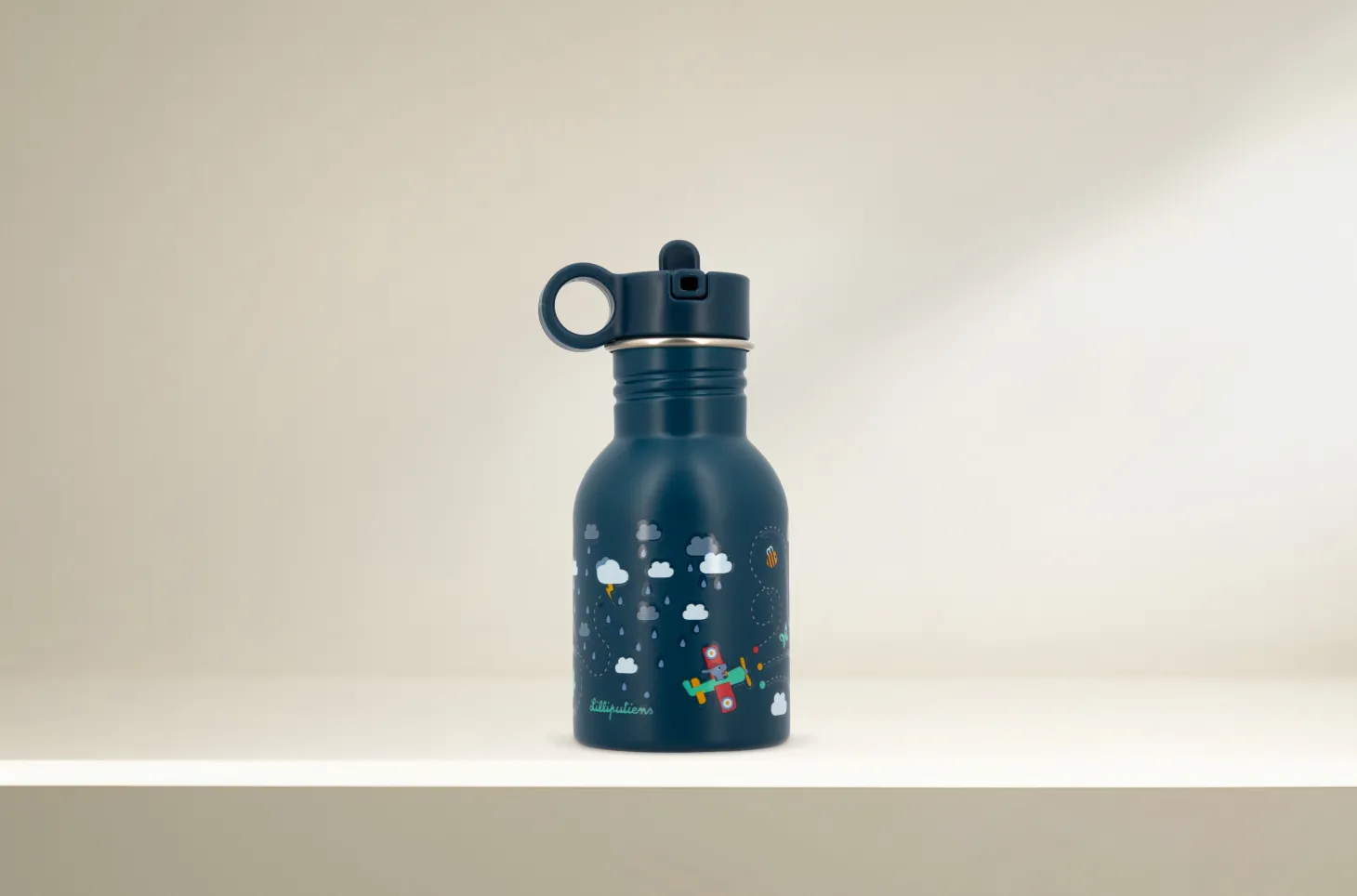 Lilliputiens Gourde Jules Bleu 400 ml