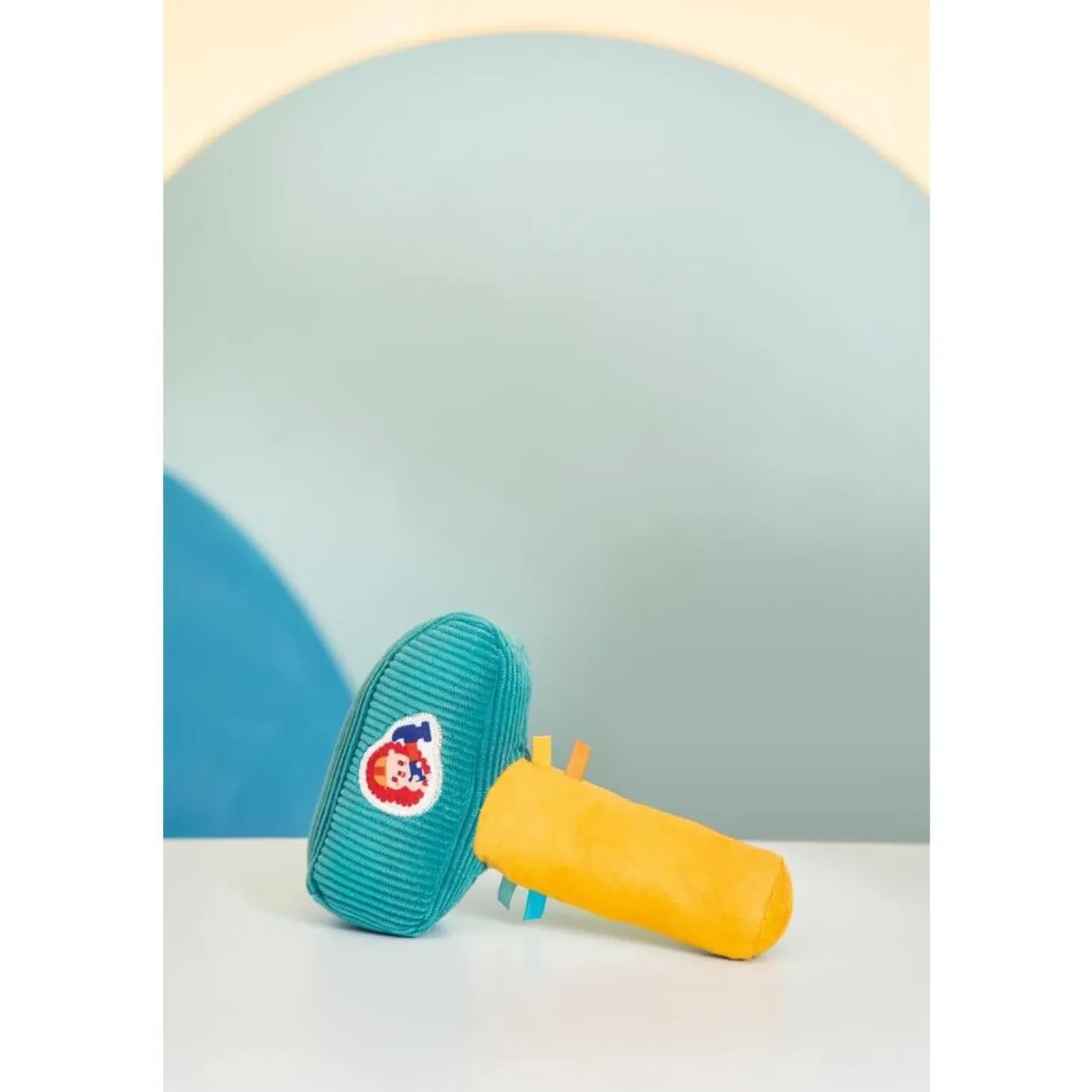 Lilliputiens Hochet Marteau Bleu/ Jaune