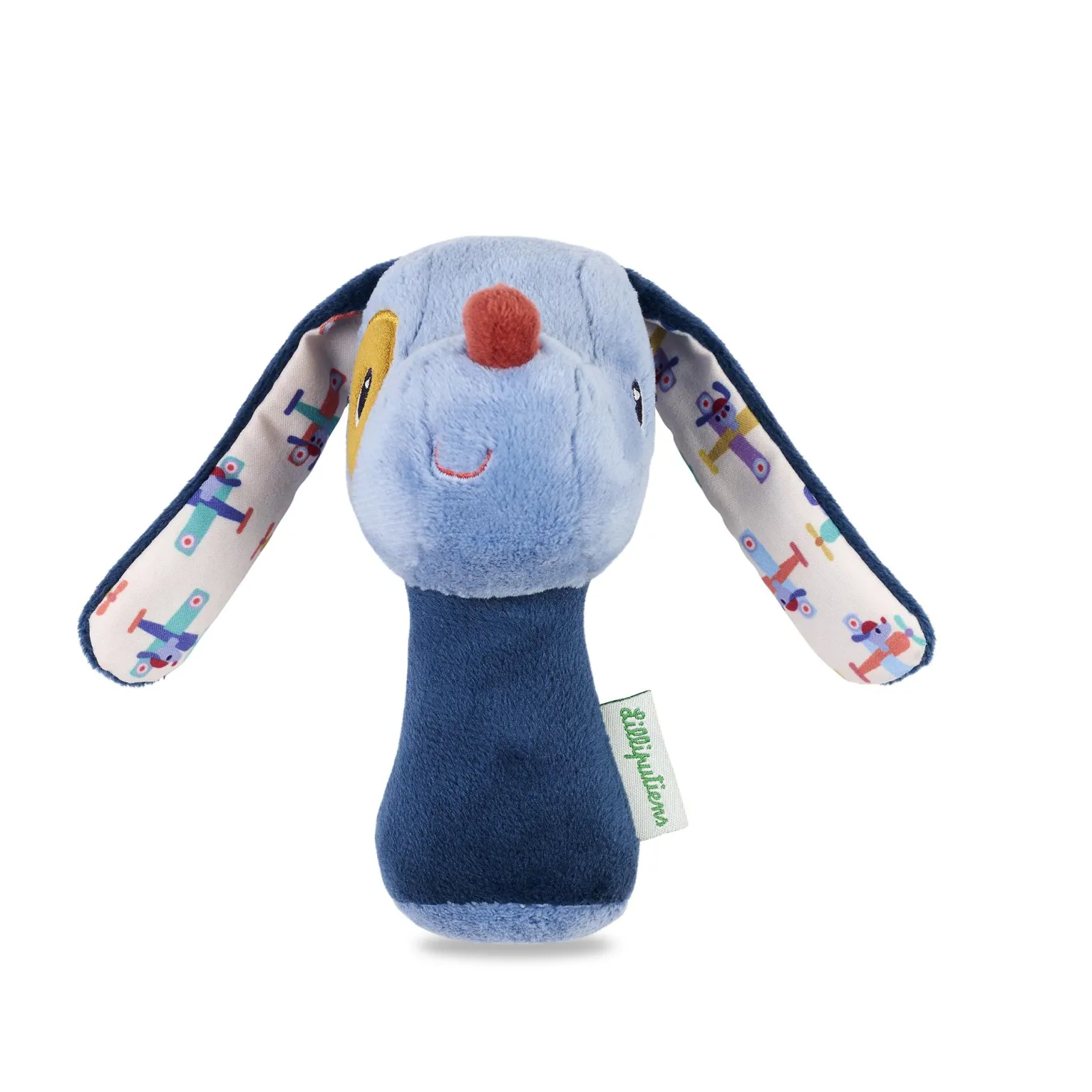 Lilliputiens Hochet Piou Jules Bleu