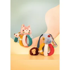 Lilliputiens                    Hochet à Poignées Jeanne    Rose