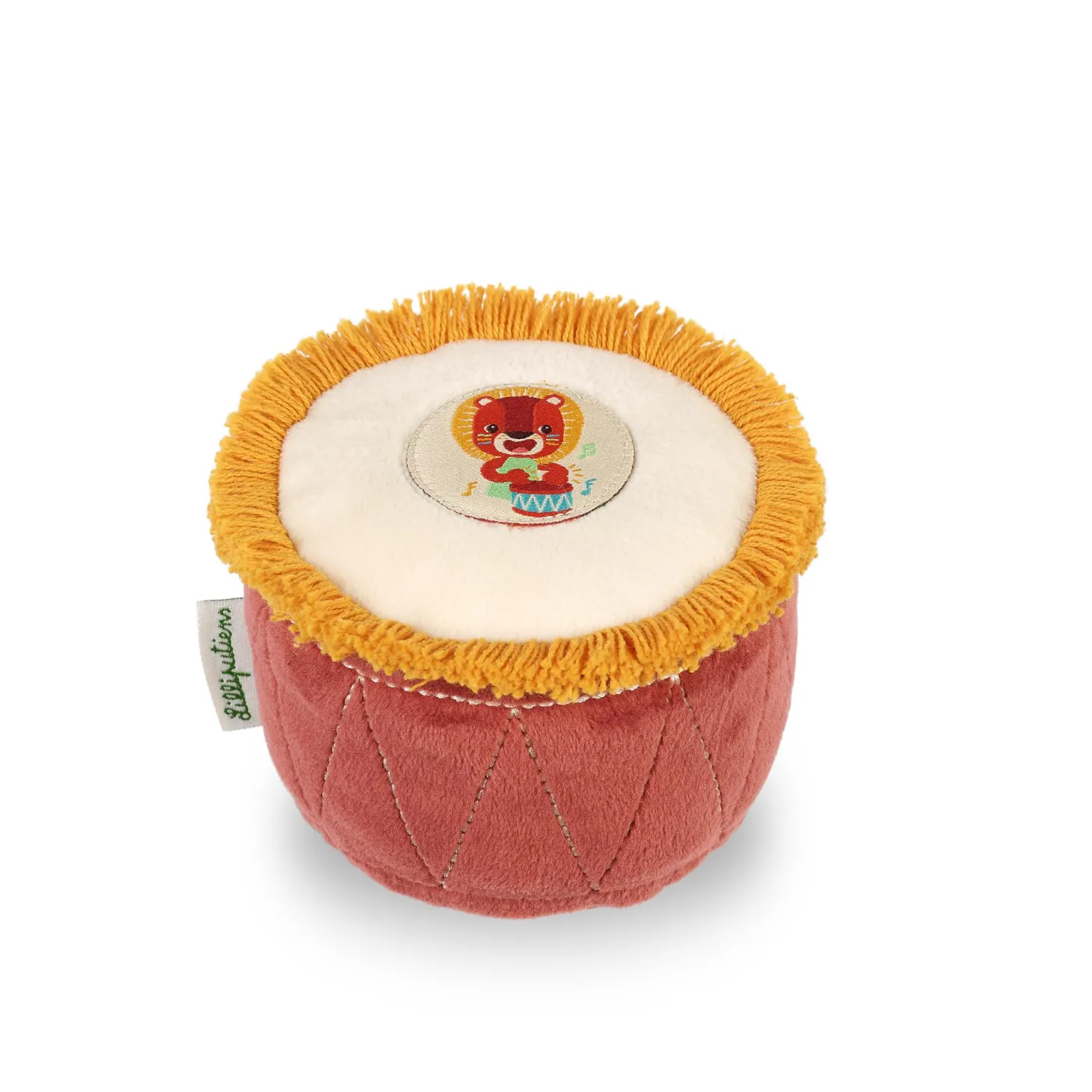 Lilliputiens Hochet Tambour Orange