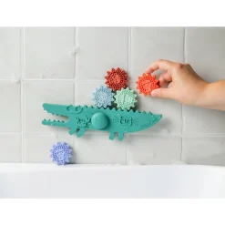 Lilliputiens Jouet de bain Crocodile Balancier Vert