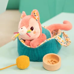 Lilliputiens                    Jouet jeanne panier de chat    Multicolore