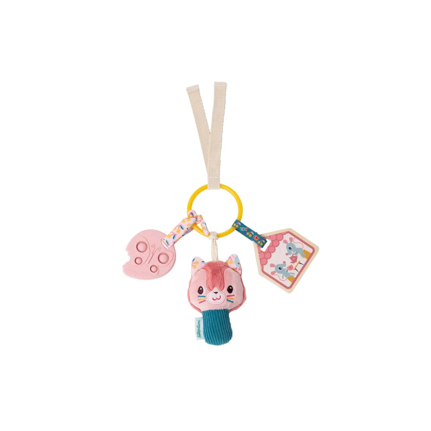 Lilliputiens Jouet jeanne trousseau de clef jardin Multicolore
