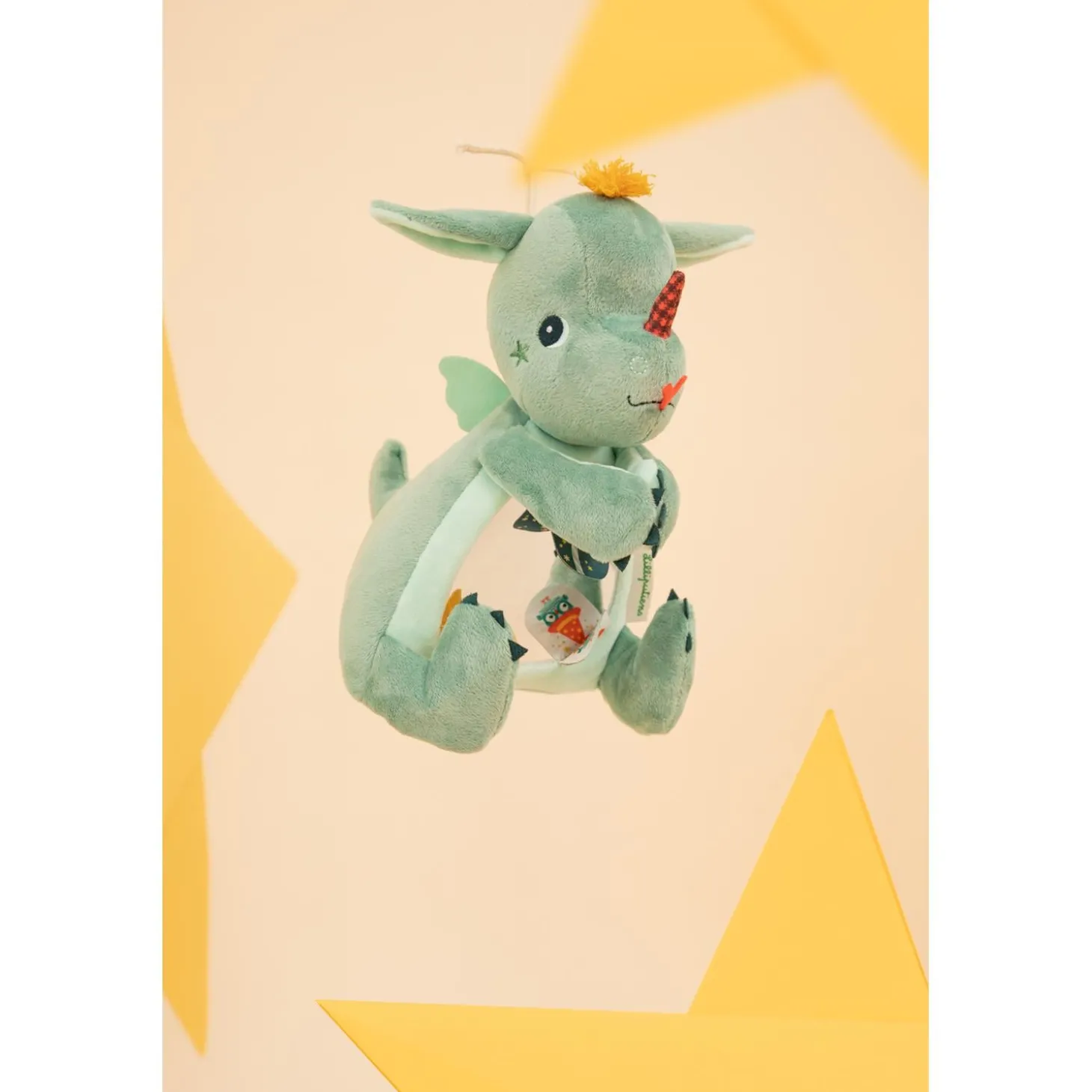 Lilliputiens Jouet joe coucou miroir Vert