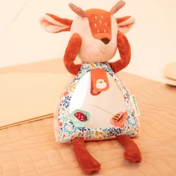 Lilliputiens                    Jouet stella coucou miroir    Brun/Rose